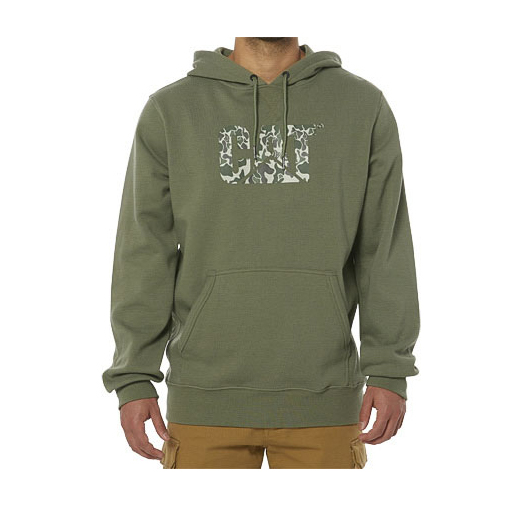 Caterpillar Clothing Lahore - Caterpillar Foundation Hooded Sweatshirt Mens Hoodies Green (574813-IDW)